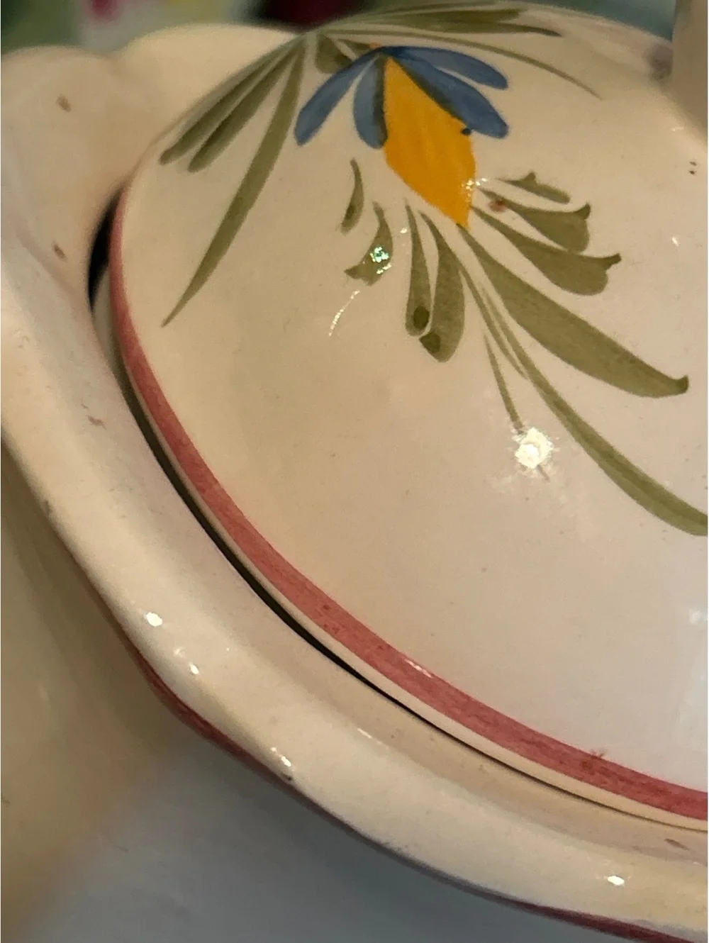 Vintage J. Willfred Ceramic Rooster Cookie Jar Made in Portugal